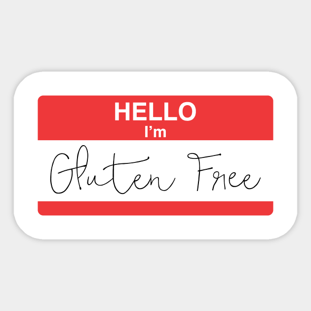Hello I'm Gluten Free Sticker by glutenfreegear